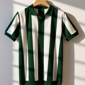 Striped Short-Sleeve Shirt for Spring And Summer